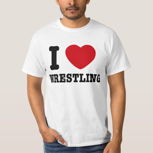 I Liebe-Wrestling T-Shirt (Vorderseite)