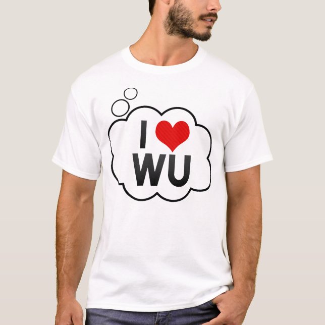 I Liebe WU T-Shirt (Vorderseite)