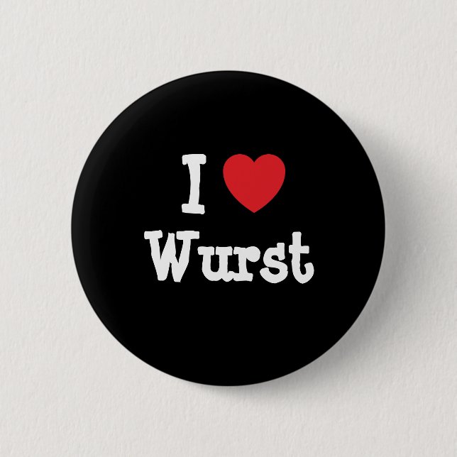 I Liebe Wurzelherz T - Shirt Button (Vorderseite)