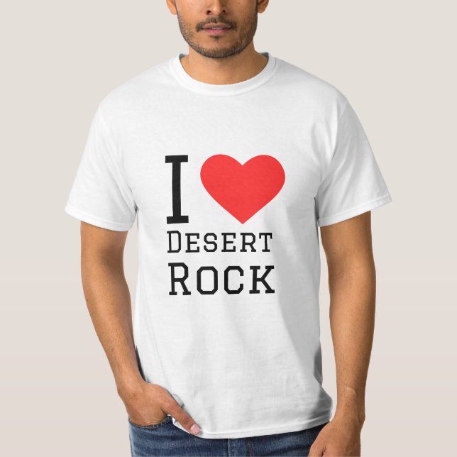I Liebe Wüstengestein T-Shirt (Vorderseite)