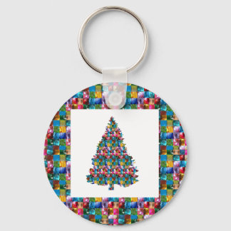I LIEBE XMAS : TREE jadd with PEARL JEWEL GEMS Schlüsselanhänger