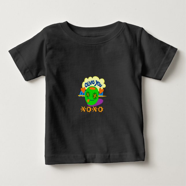 I Liebe XOXO Afrika Baby T-shirt (Vorderseite)