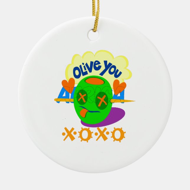 I Liebe XOXO Afrika schönes phantastisches Zitat Z Keramik Ornament (Vorne)