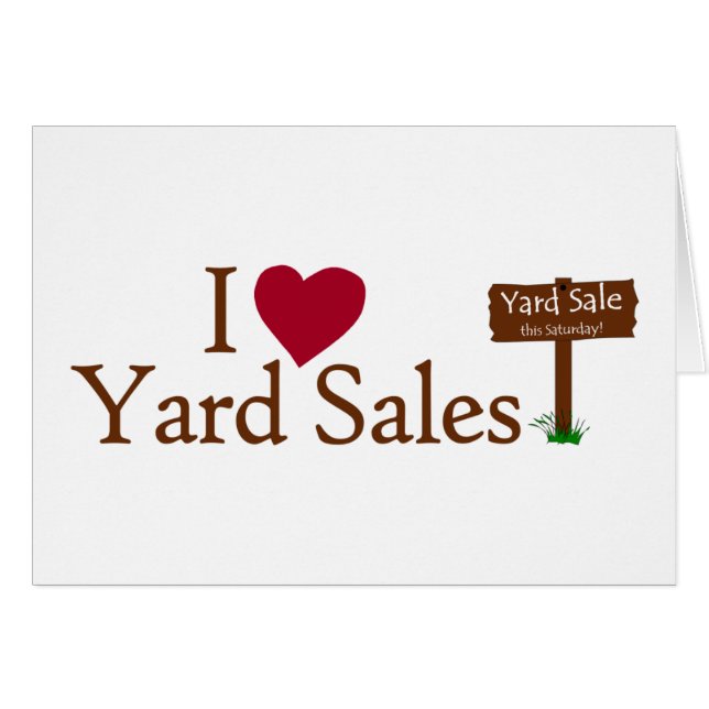 I Liebe-Yard-Verkäufe (Vorderseite (Horizontal))