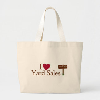 I Liebe-Yard-Verkäufe Jumbo Stoffbeutel