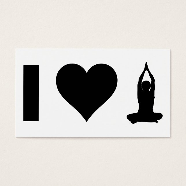 I Liebe Yoga (Vorderseite)