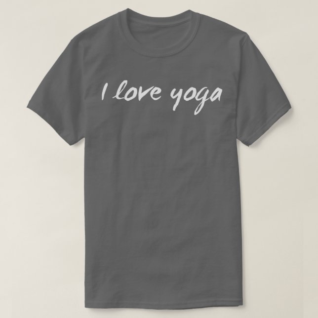I Liebe Yoga 1 T-Shirt (Design vorne)