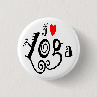 I Liebe-Yoga Button