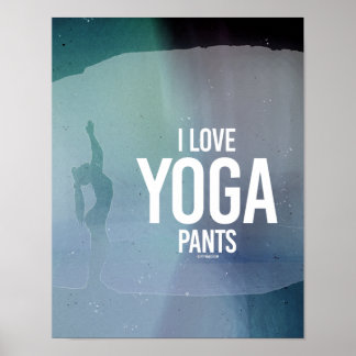 I Liebe Yoga Hots - Yoga Fitness -.pnng Poster