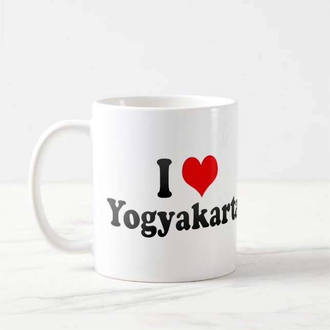 I Liebe Yogyakarta, Indonesien Tasse (Links)