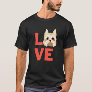 I Liebe Yorkshire Terrier Dog Haustier Besitzer T-Shirt