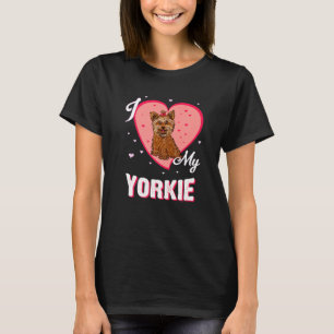 I Liebe Yorkshire Terrier for Dog T-Shirt