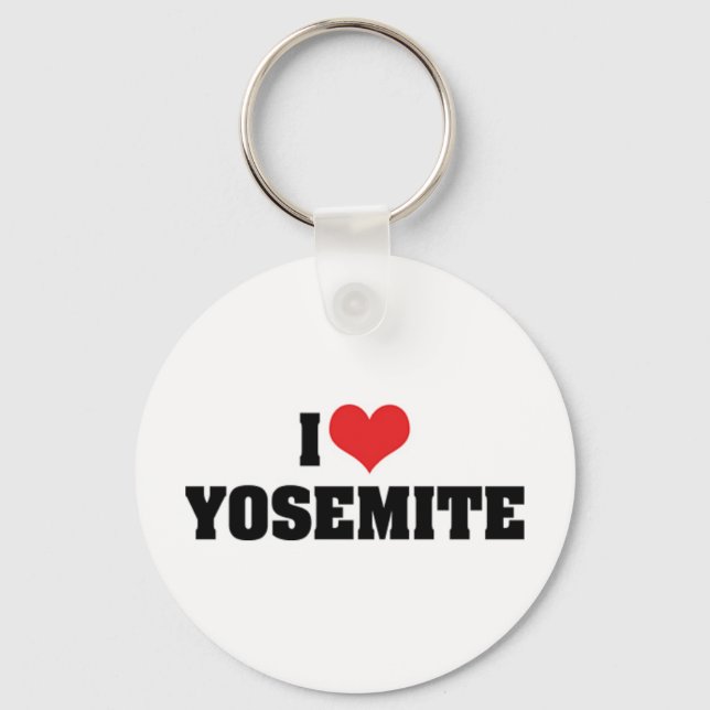 I Liebe Yosemite Schlüsselanhänger (Vorderseite)