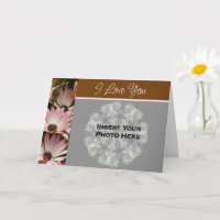 I Liebe You African Daisise Blume Foto
