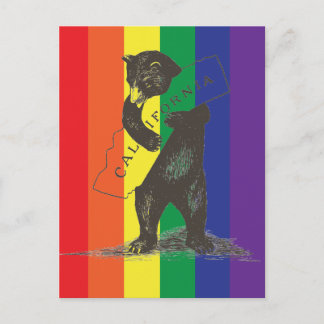 I Liebe You California—Rainbow Postkarte