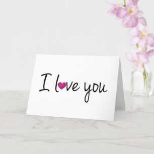 I Liebe You Card Karte
