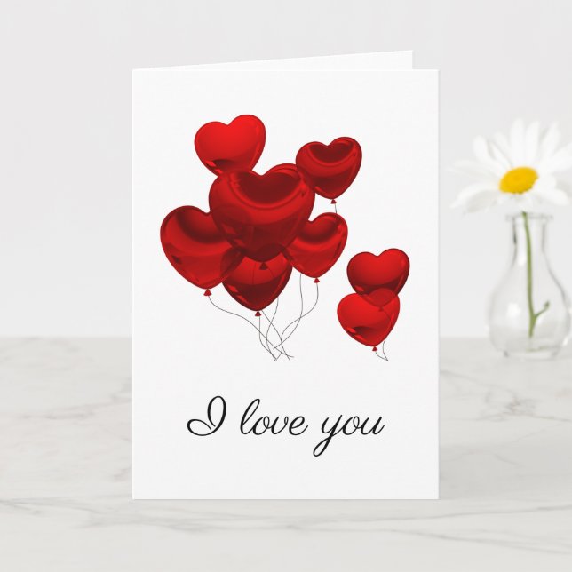 I Liebe You Card Karte (Kleine Pflanze)