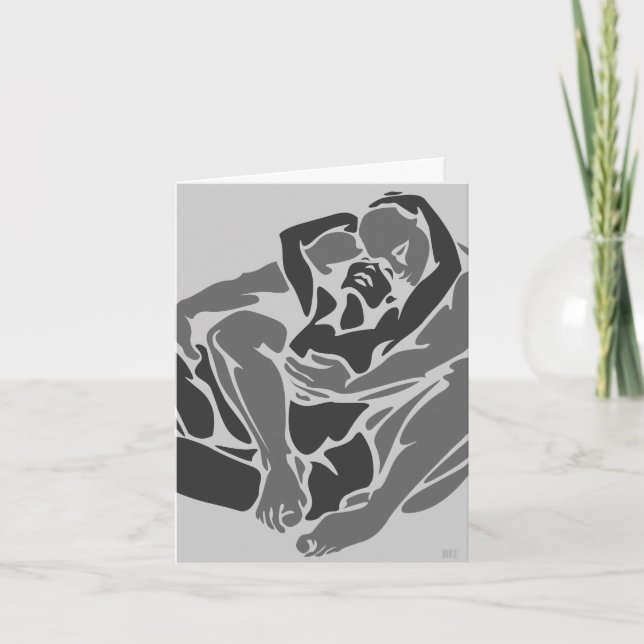 I Liebe You Card Personalisierte romantische Gabel Karte (Vorderseite)