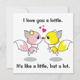 I Liebe You Card Save The Date