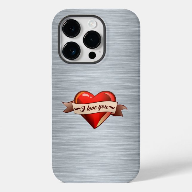 I Liebe You Case-Mate iPhone Case (Rückseite)