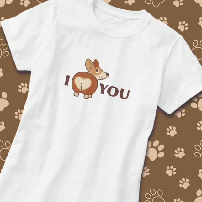 I Liebe You Corgi Dog T - Shirt (Von Creator hochgeladen)