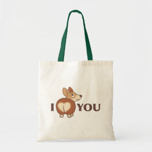 I Liebe You Corgi Tote Bag Tragetasche