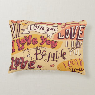 "I Liebe you" Drehkissen Dekokissen