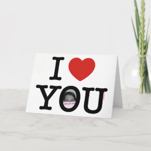 I Liebe You Foto Card Karte