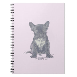 I Liebe YOU - French Bulldog Notizblock