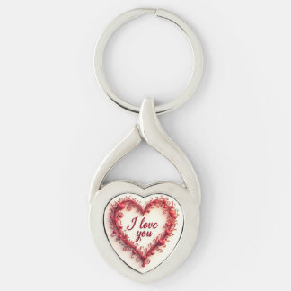 I Liebe You Heart Keychain - Romantisches Geschenk Schlüsselanhänger