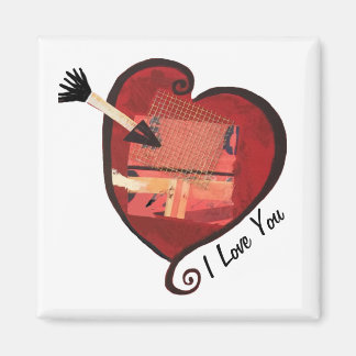 I Liebe You heart Magnet