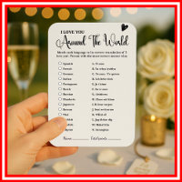 I Liebe You Language Game Brautparty Game