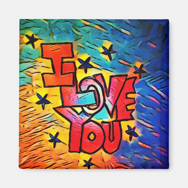 I Liebe You Magnet (Vorne)