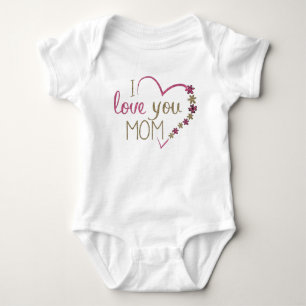 I Liebe You Mama Baby Jersey Bodysuit Strampler
