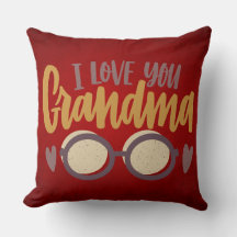 I Liebe You Oma Calligrafy Script Red