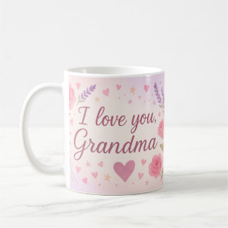 I Liebe You Oma Gift - Blumengeschenke Design Kaffeetasse
