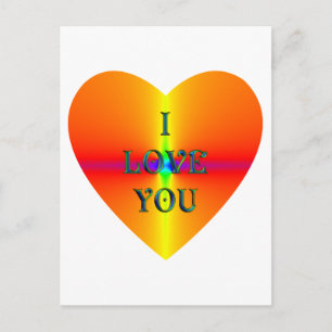 "I Liebe You" Postkarte