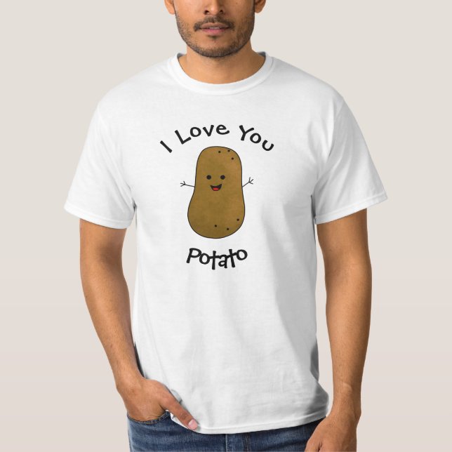I Liebe You Potato T-Shirt (Vorderseite)