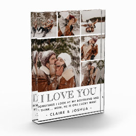 "I LIEBE YOU" & Quote Modern 6 Foto Collage