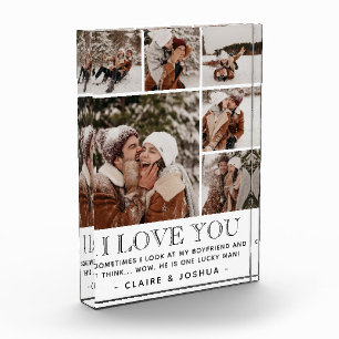 "I LIEBE YOU" & Quote Modern 6 Foto Collage