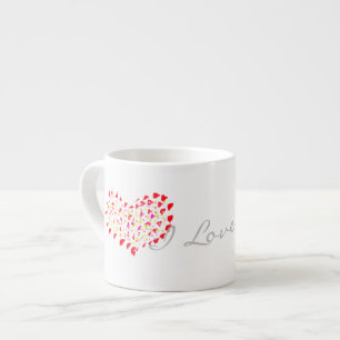I Liebe you Red Heart Date Espresso Kaffee Tasse C
