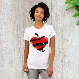 I Liebe You Red Heart Womens T - Shirt