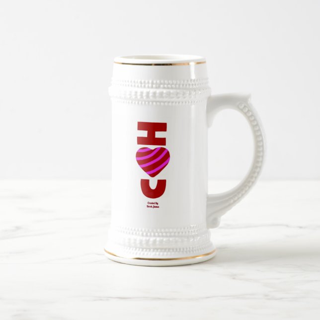 I Liebe You Stein Tasse (Rechts)