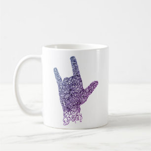 "I Liebe You" - Tasse der amerikanischen Gebärden