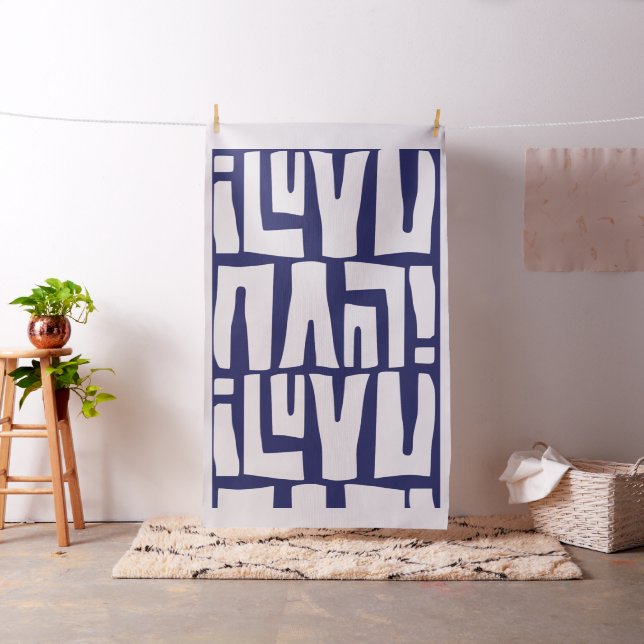 I Liebe You Tribal Stoff (Beispiel)