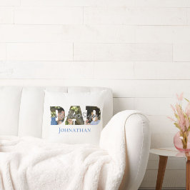 I Liebe You VATER Script Typografie Papa & Son Fot Kissen