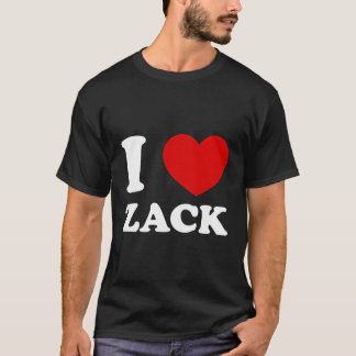 I Liebe Zack I Heart Zack Funny Zack T-Shirt