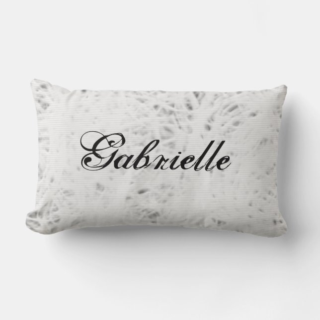 I Liebe-Zahl Skaten auf Eis (des Namens Rückseite Lendenkissen (Vorderseite)