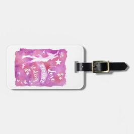 I LIEBE-ZAHL SKATEN GEPÄCKANHÄNGER