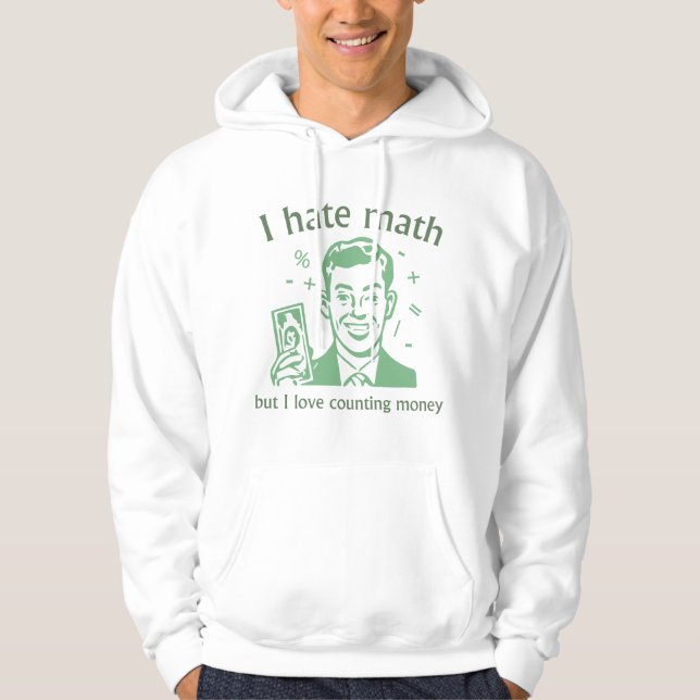 I Liebe zählt Geld Hoodie (Vorderseite)